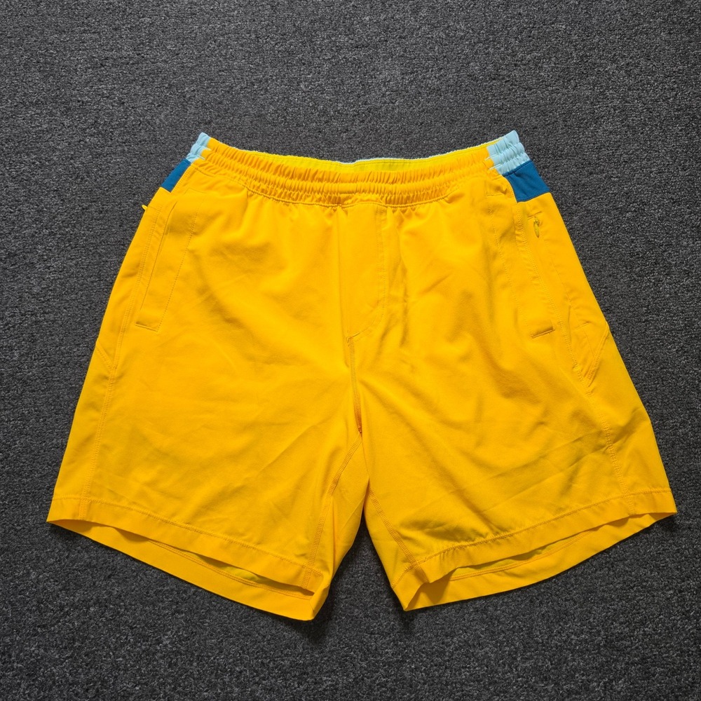 Birddogs Boom For Your Boomstick Classic Shorts Yellow Mens Large Lined Train